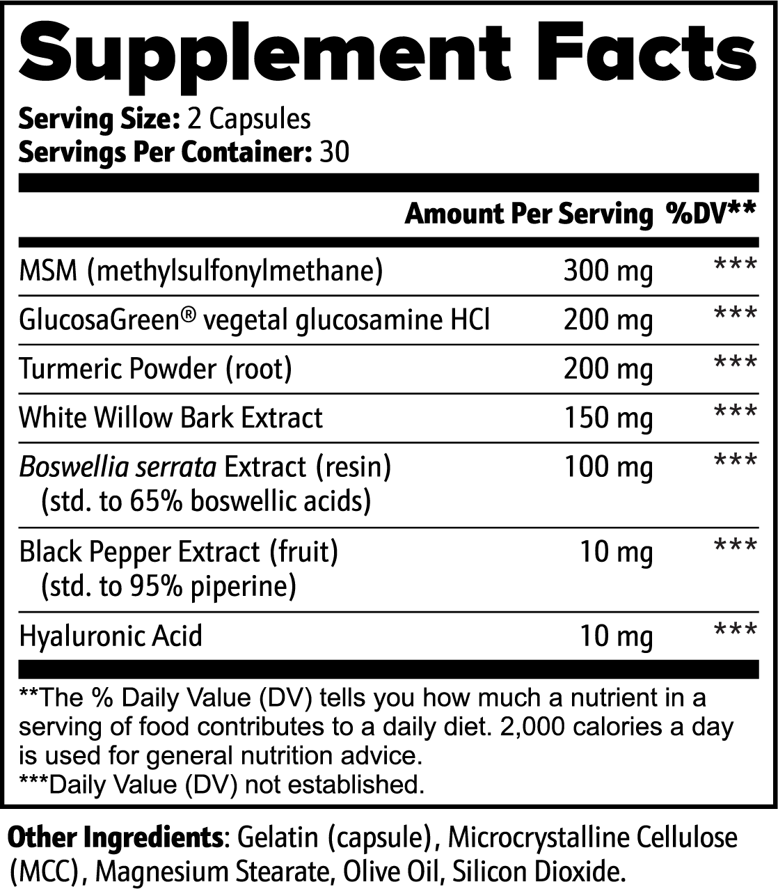 SOFASCO Joint Support Suppliment